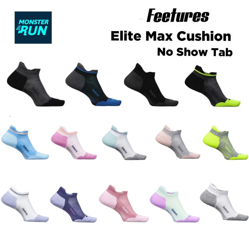 ถุงเท้า Feetures Elite Max Cushion No Show Tab