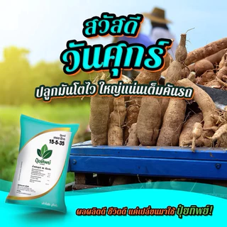 (แบ่งขาย1กก.)ปุ๋ยทิพย์ 15-5-35 +MgO+S+B เพิ่มน้ำหนัก เพิ่มความหวาน