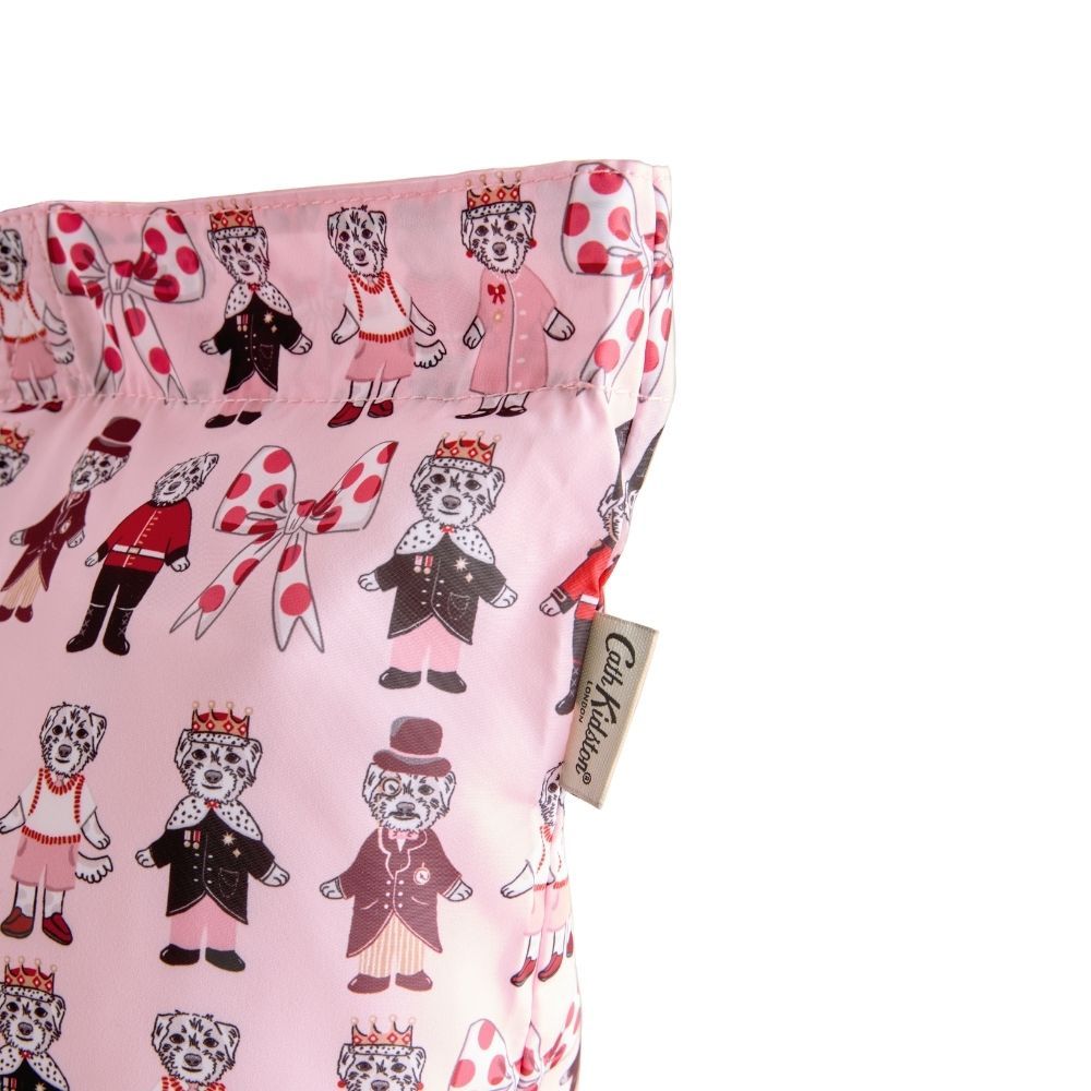 Cath Kidston حقيبة توت كبيرة قابلة للطي London Dogs — وردي — صورة 3