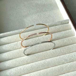 Socrush.bkk | GLITZIE BANGLE | SB-001 | กำไลข้อมือ กำไล เพชร