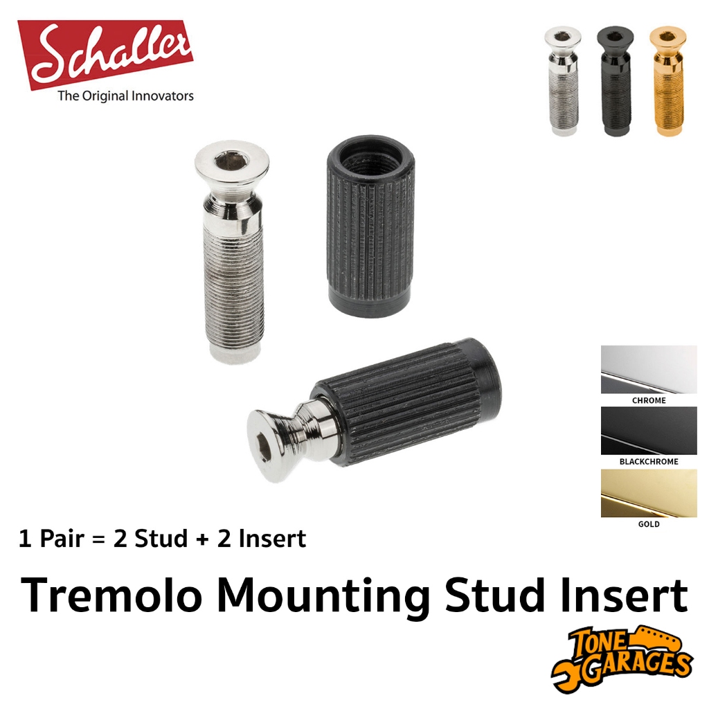 Schaller Tremolo / Floydrose Mounting Stud & Insert for Lockmeister, Schaller, Vintage เสาคันโยก ฟรอยโรส Made in Germany