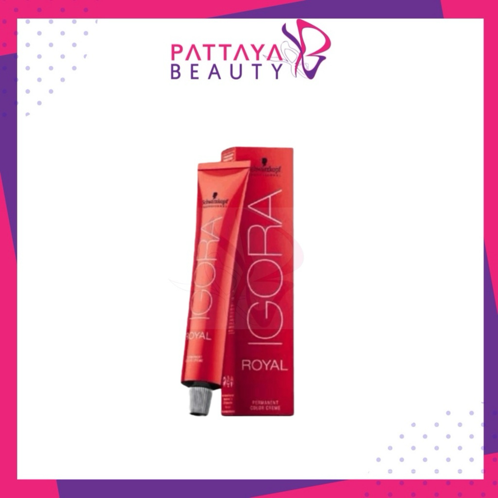 ชวาสคอฟ อีโกร่า รอยัล ยาย้อมสีผม 60มล.SCHWARZKOPF IGORA ROYAL  ครีมเปลี่ยนสีผมถาวร ปริมาณ 50 มล.