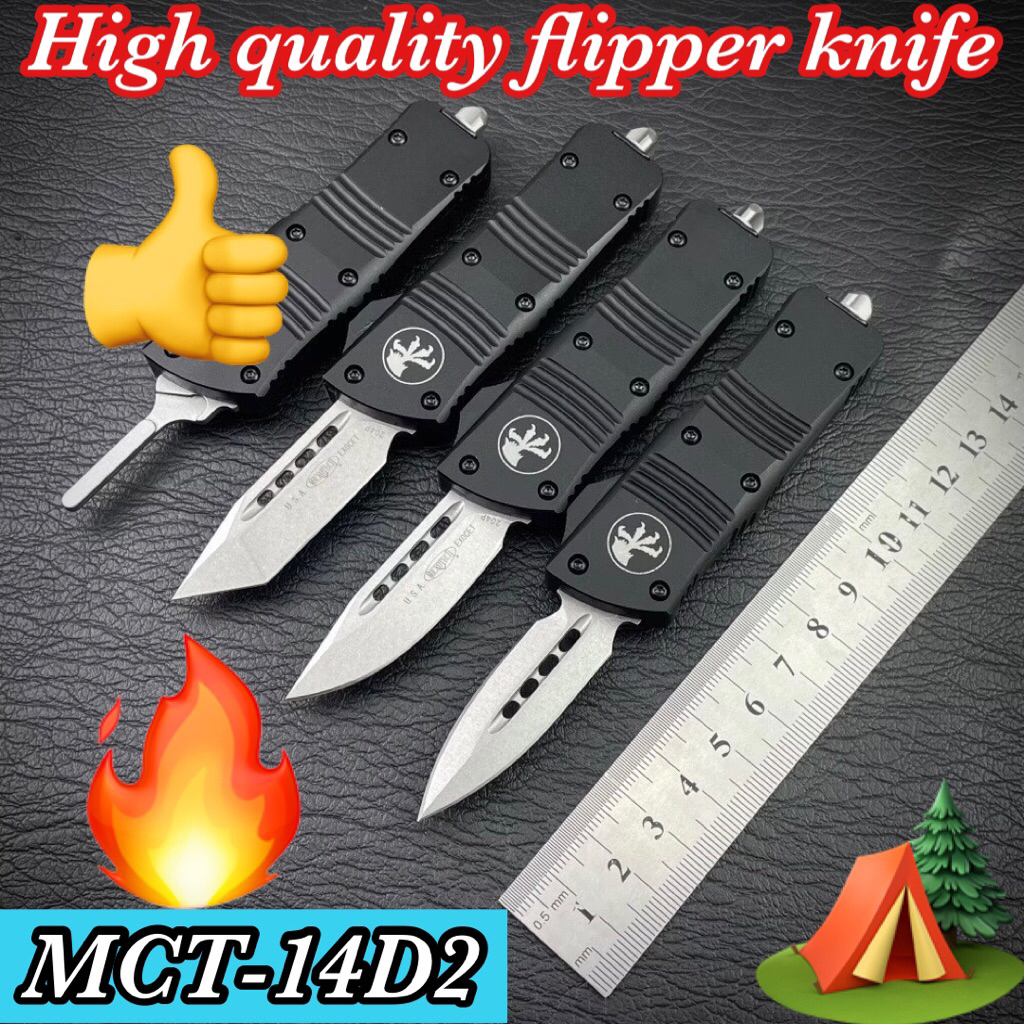 มีดพับเล็กเปิดปิดเร็วคุณภาพสูงรุ่นMCT-14D2ใบมีดมี3แบบให้เลือก