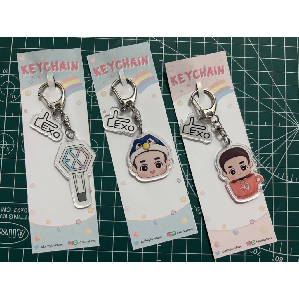 D.O exo พวงกุญแจ อะคริลิค่ะ fanart
