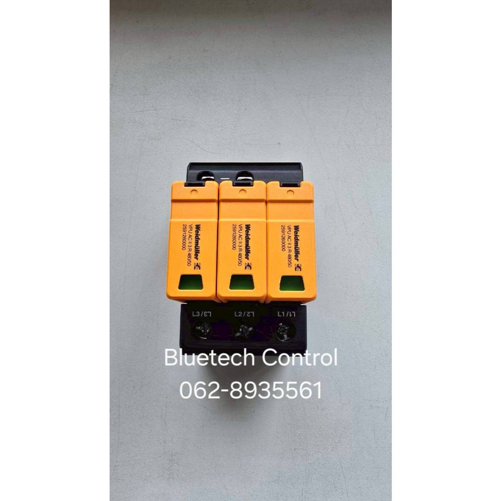 Weidmuller VPU AC II 3 R 480/50 Surge voltage arrester, Low voltage, Surge protection, with remote c
