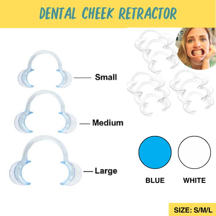 ที่อ้าถ่างปาก Cheek Retractor สีใสช่วยเพิ่มการมองเห็น ช่วยในการเปิดช่องปาก ช่วยเพิ่มประสิทธิภาพการมองเห็นและการทำงาน
