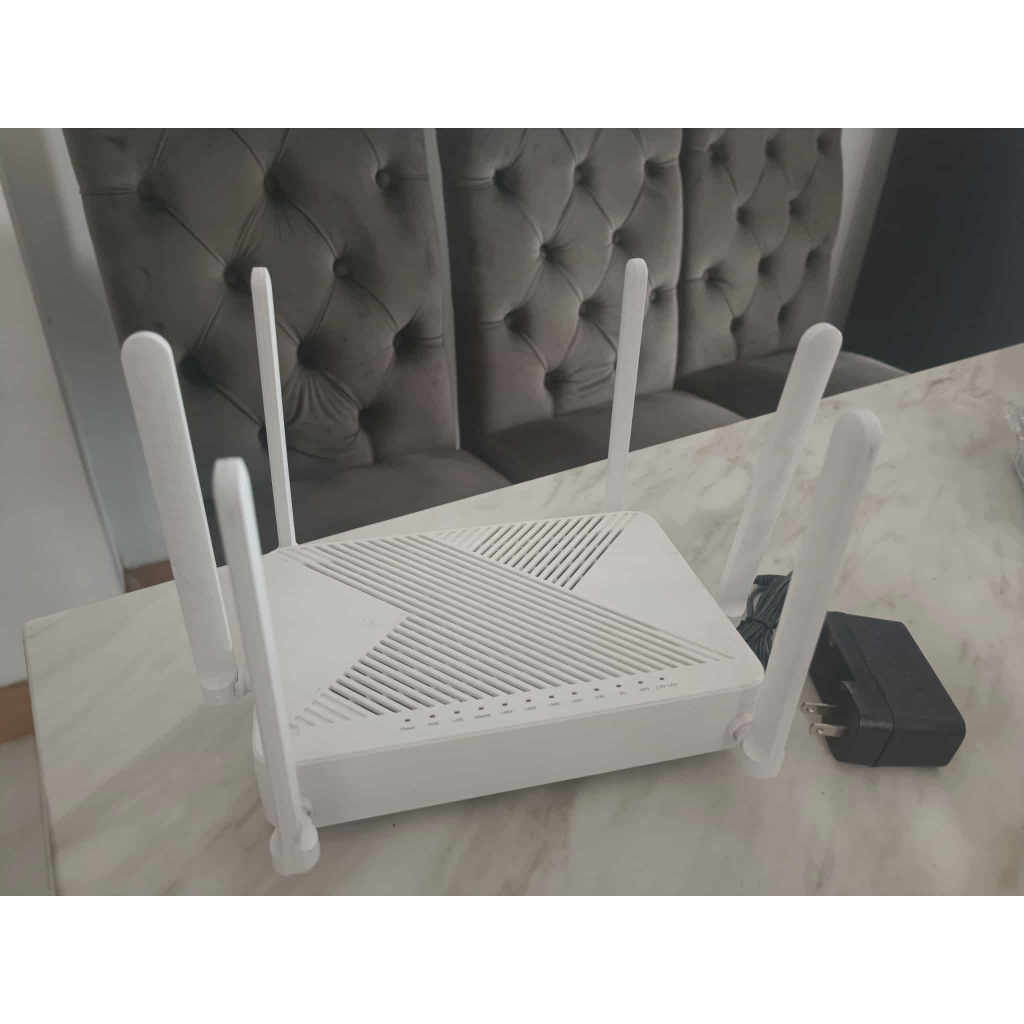 T626Pro G-PON  Wi-Fi AX3000 GigabitRouter Max Bandwidth 20/40/80/160 MHz Unlock  รีเซ็ตได้ รวมอะเดฟเ