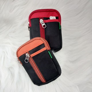 A0061กระเป๋าผ้าใส่ใบจากยาเส้นข้างหน้ากระเป๋ามี 2ช่องช่องซิป1…