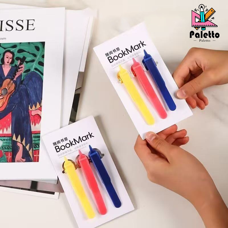 ที่คั่นหนังสือซิลิโคน คลิปปากเป็ด bookmark หลากสี ใช้ได้กับ อุปกรณ์หนังสือ สํานักงานโรงเรียน ราคา ถูกที่สุด ดีลบีเคเค แกลเลอรีภาพที่ 6