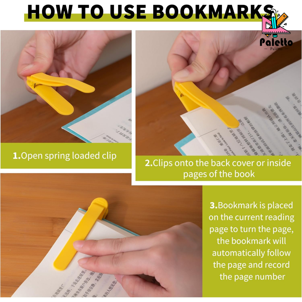 ที่คั่นหนังสือซิลิโคน คลิปปากเป็ด bookmark หลากสี ใช้ได้กับ อุปกรณ์หนังสือ สํานักงานโรงเรียน ราคา ถูกที่สุด ดีลบีเคเค แกลเลอรีภาพที่ 9