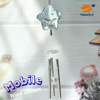Tech Clean โมบายประดับ กระดิ่งลม สำหรับแขวนประดับรถยนต์ รถเข็นเด็ก หรือตกแต่งครัวเรือน