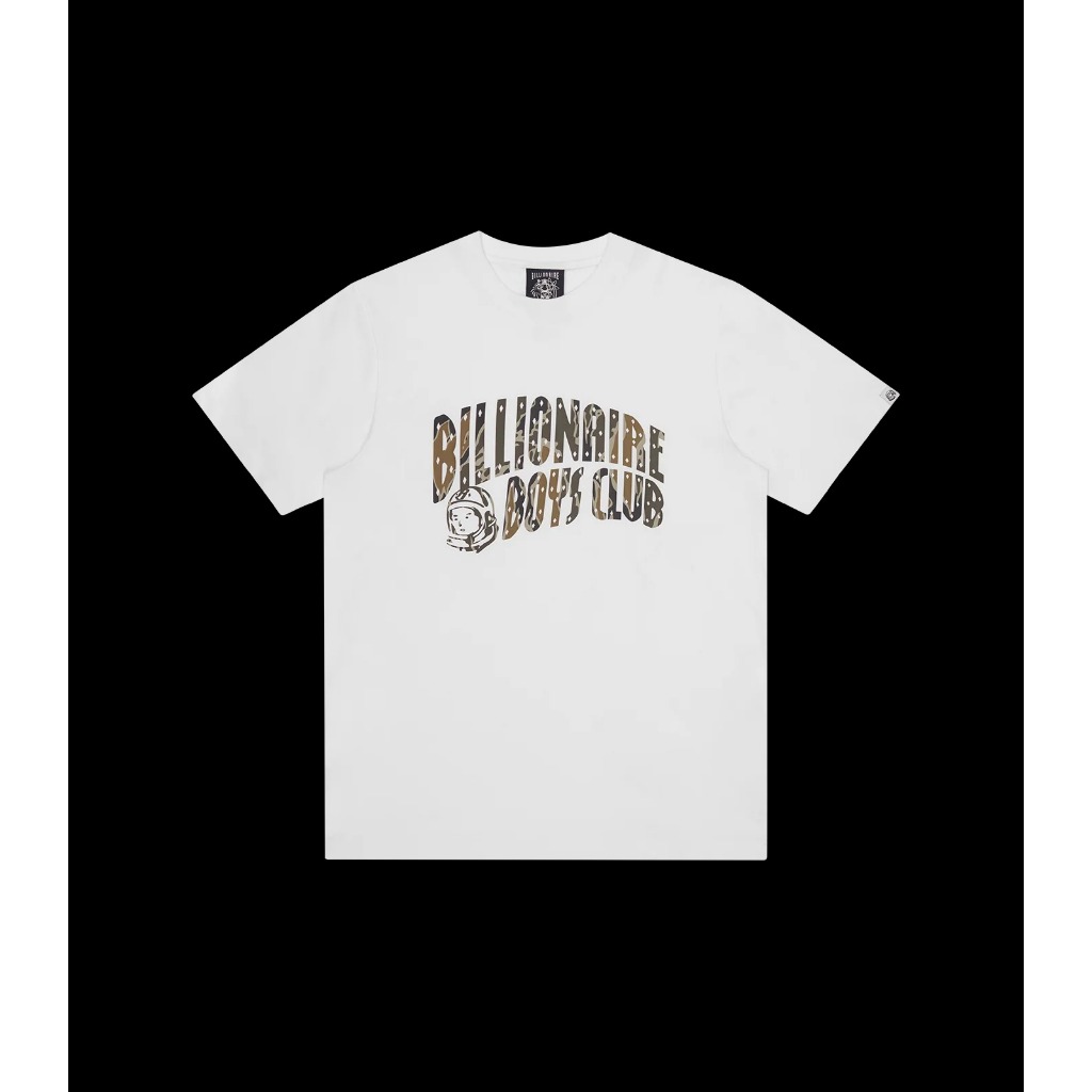 BBC B24347 CAMO ARCH LOGO T-SHIRT WHITE