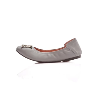 O&B รองเท้าหนังแกะ รุ่น AUDREY CREST IN GREY SCALE-11087SS16698F_F5GYXX