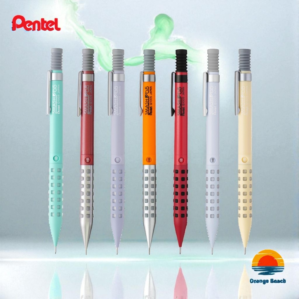 Pentel SMASH Q1005/ดินสอกดคุณภาพญี่ปุ่น 0.5mm/ไม่หลวม ไม่สั่น/มี 7 สีให้เลือก