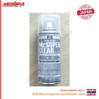 MR HOBBY SOLVENT BASED SUPER CLEAR B513 B522 (เงา), B514 B523 (ด้าน), B516 (กึ่งเงากึ่งด้าน) 170 ml. 513 514 516 522 523