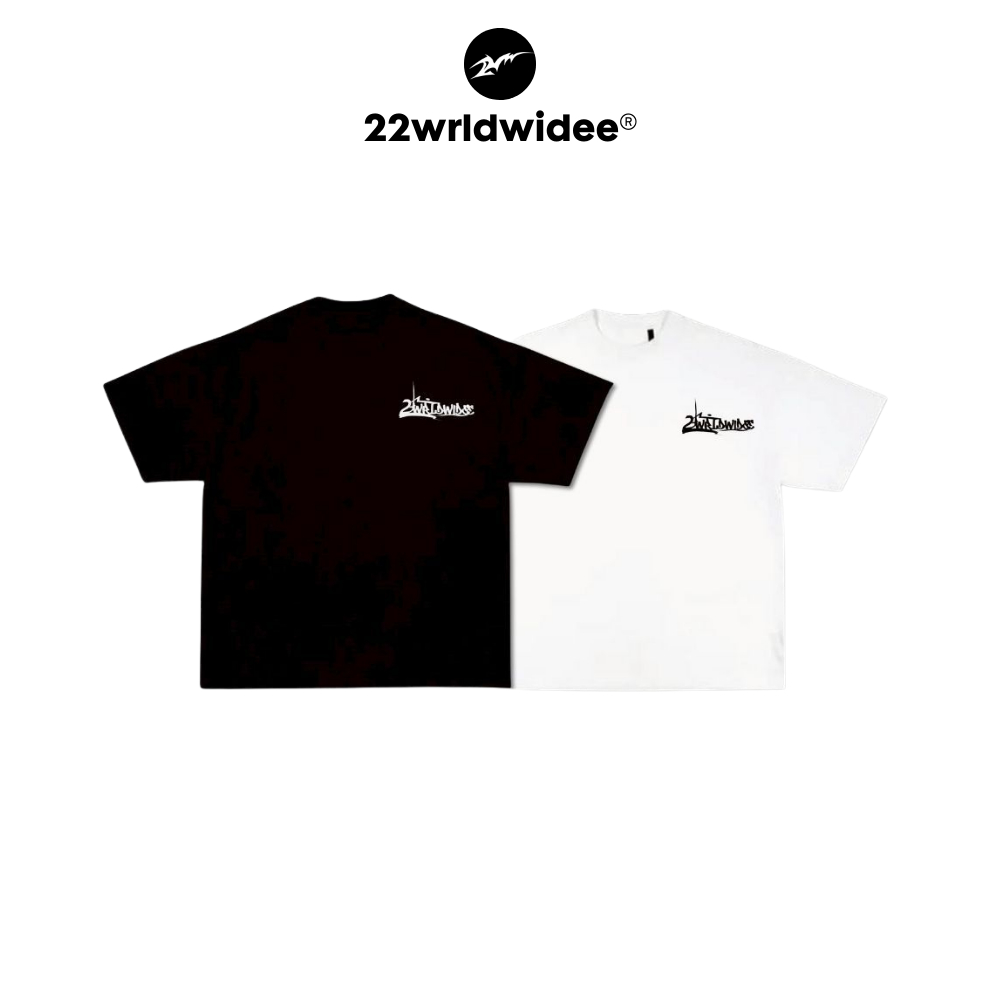 (🔥จัดส่งด่วน 1 วัน!) 22wrldwidee T-shirt เปิดตัวคอลใหม่! เนื้อผ้าคุณภาพพรีเมี่ยม สไตล์เท่ห์สุดๆ (AD094)