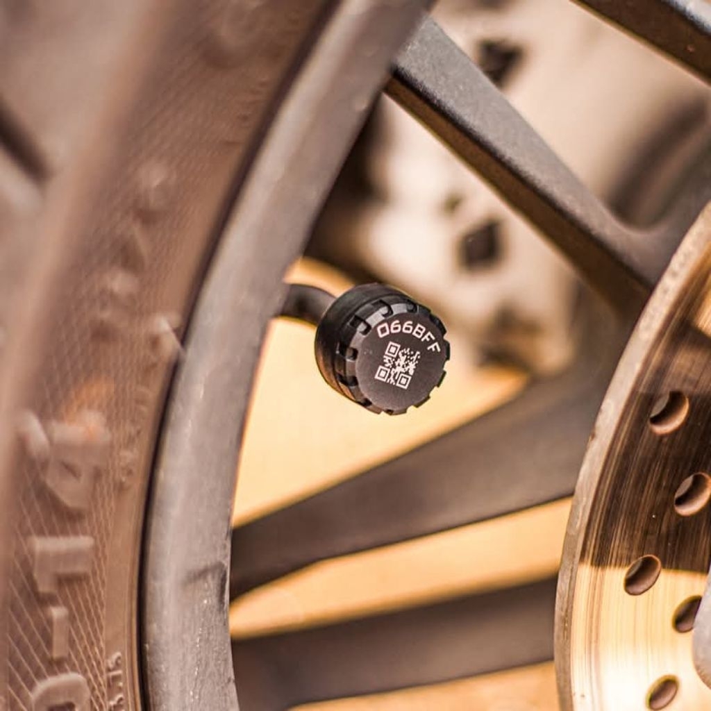 จุกวัดลมยาง สำหรับจอ MOTOVISION N1GO (ชุดละ2ชิ้น)