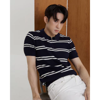 REEVE STRIVE ZIP POLO - เสื้อโปโลลาย ซิป