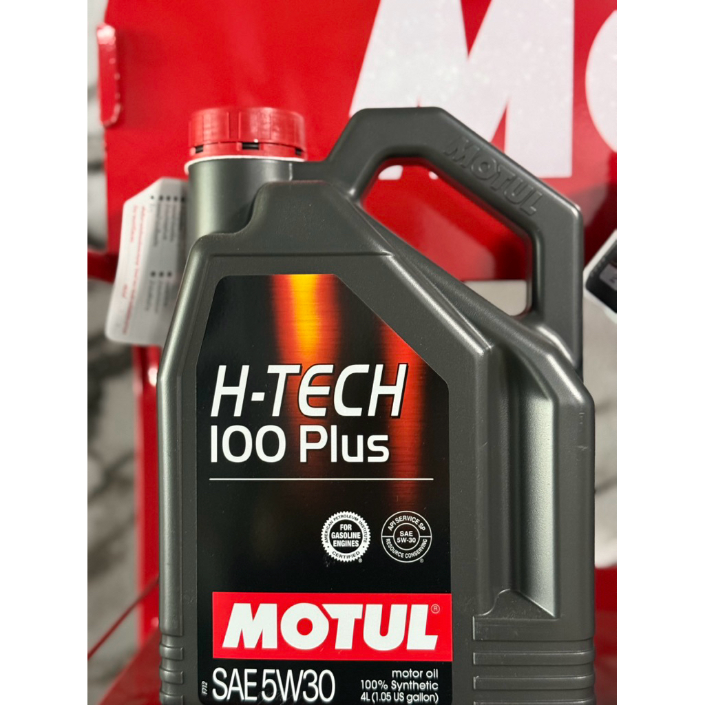 น้ำมันเครื่องแท้ MOTUL H-TECH 100 Plus SAE 5W-30,5W-40
