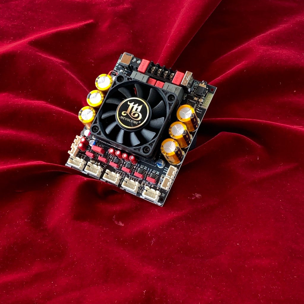 SUB600โม บอร์ดขยายเสียงบลูทูธ 2.1  300+300 เพิ่มพัดลม ปรับแต่งภาคปรี