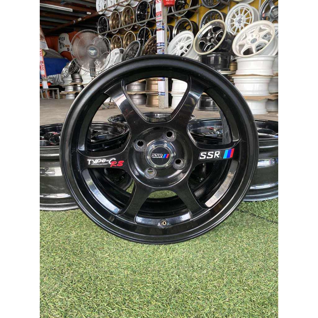 ล้อเเม็กมือสอง SSR ขอบ 15/7 ET 32 ชุด 6900  ☎️0873779057