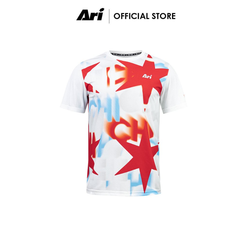 ARI ADEPT CHICAGO25 GRAPHIC RUNNING TEE - WHITE (AAP3129-02) เสื้อวิ่ง อาริ CHIC