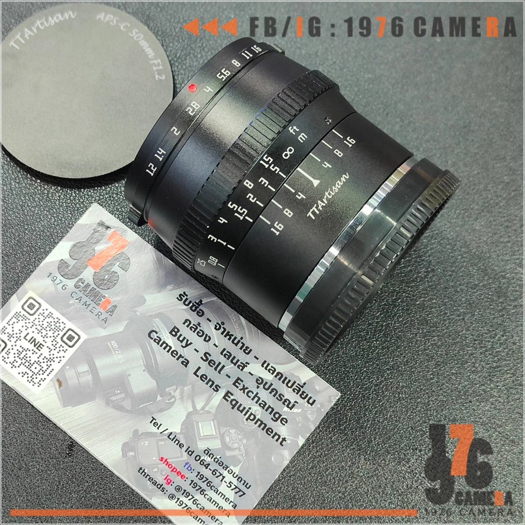 ttartisan Lens 50mm f1.2  aps-c lens มือหมุน for sony