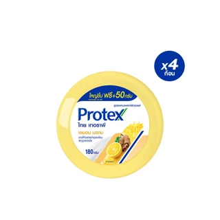 สบู่ โพรเทคส์ สมุนไพร ไทยเทอราพี เลมอน มะขาม 180 กรัม (แพ็ก 4 ก้อน) Protex Thai Therapy Lemon Tamarind 180g x4