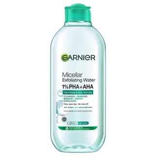 GARNIER - Micellar Exfoliating Water For Pores & Skin Texture (400ml) การ์นิเย ไมเซล่า