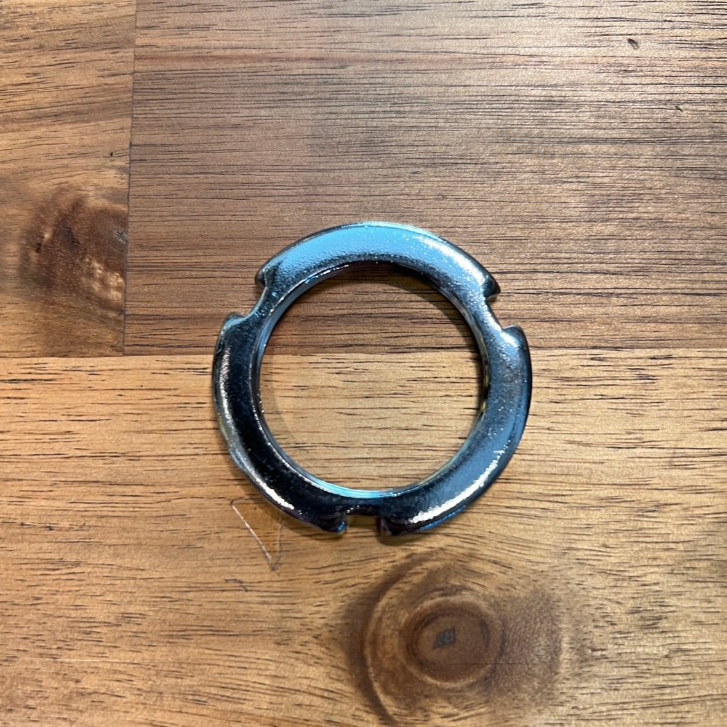 LOCKRING จักรยานฟิคเกียร์ FIXED GEAR สีเงินเกลียวซ้าย