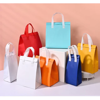 A069 พร้อมส่ง(แพค 25 ใบ) ลิ้ง 1ถุงเก็บความร้อน/ความเย็น ลายน่ารักก