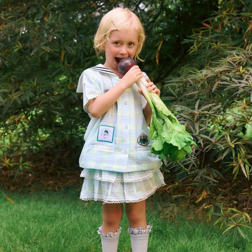 (New) พร้อมส่ง Endless holiday Mini Set Mint & Skye Blue 3T 4T