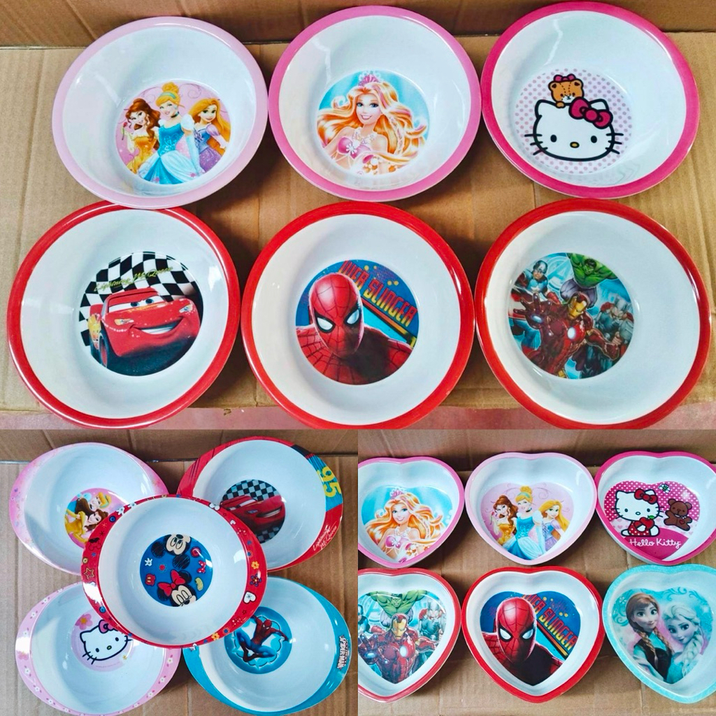 ถ้วยกลมการ์ตูน ถ้วยหัวใจ ถ้วยวงรี ถ้วยมีหู พลาสติก(ขนาดตรงคำสั่งซื้อ)