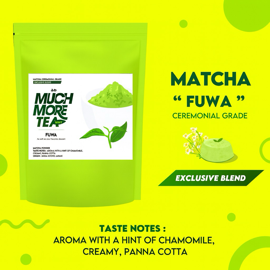 ใช้โค้ดลด 20%(พร้อมส่ง) Much more tea FUWA 40g. l AROMA WITH A HINT OF CHAMOMILE, CREAMY, PANNA l Mu