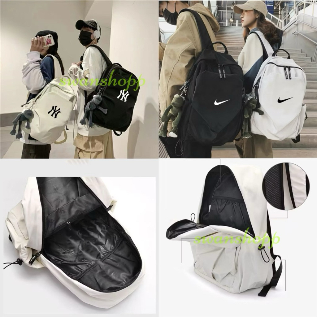 【พร้อมส่ง】กระเป๋าเป้ สะพายหลัง กระเป๋าแฟชั่น ความจุขนาดใหญ่เวอร์ชั่นเกาหลี นักเรียนแฟชั่น - รูปที่ 6