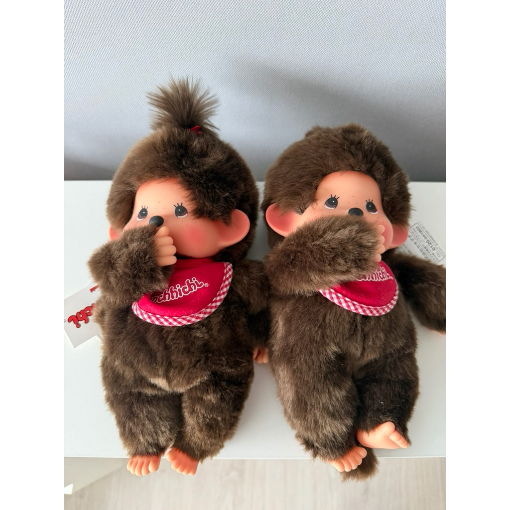 ตุ๊กตา Monchichi Original Size M ชาย-หญิง (ขายเป็นคู่)