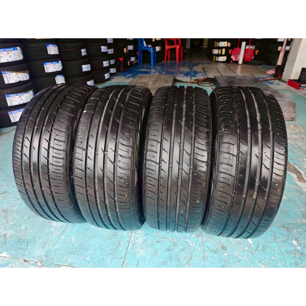 ยางเปอร์เซ็นต์ Falken ขนาด 205 45 R16 ปี 20   4 เส้น ราคา 1,400 บาท