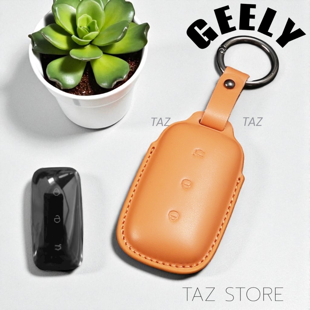 🇹🇭พร้อมส่งในไทย เคสกุญแจรีโมทรถ GEELY EX5 รุ่น Classic Leather