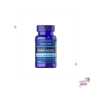 Puritan’s Pride, DHEA ดีเอชอีเอ 25,50,100 mg ชนิดเม็ด Tablets, Capsules