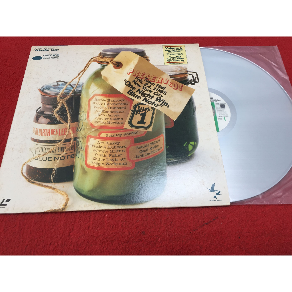 One Night With Blue Note Volume 1 - Town Hall New York City ขนาด 12 นิ้ว LaserDisc B4.31