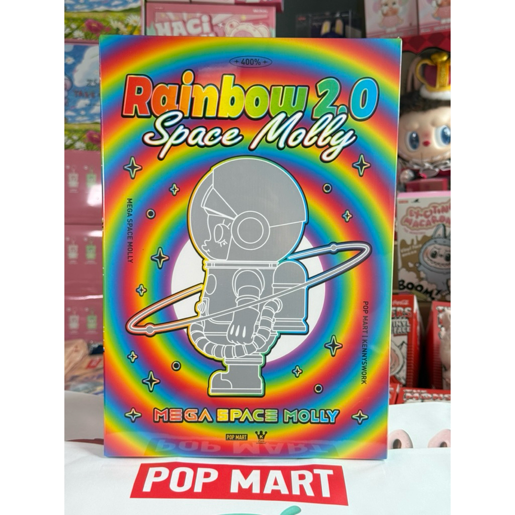 Pop Mart MEGA Space Molly 400% - Rainbow 2.0