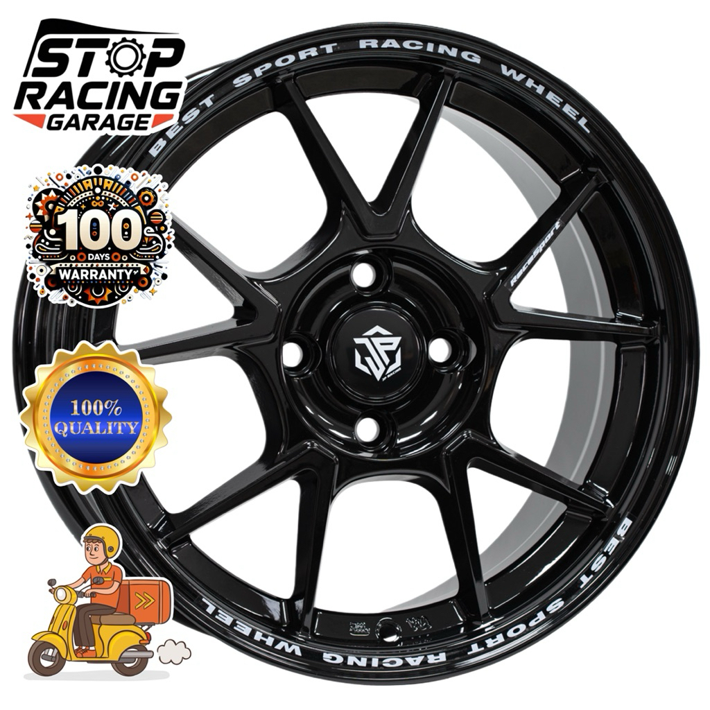 ล้อแม็กซ์ 15“ JP Racing JP TC-005 (Flow Forming) ขนาด 15x7.0 / 4x100 / ET+35