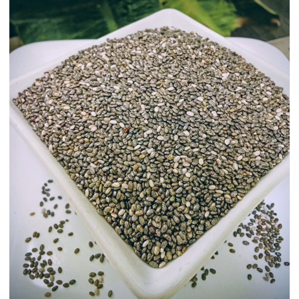 เมล็ดเจีย(คัดพิเศษ) อาหารสุขภาพ ทานคุ้มน้ำหนัก อยู่ท้องนาน