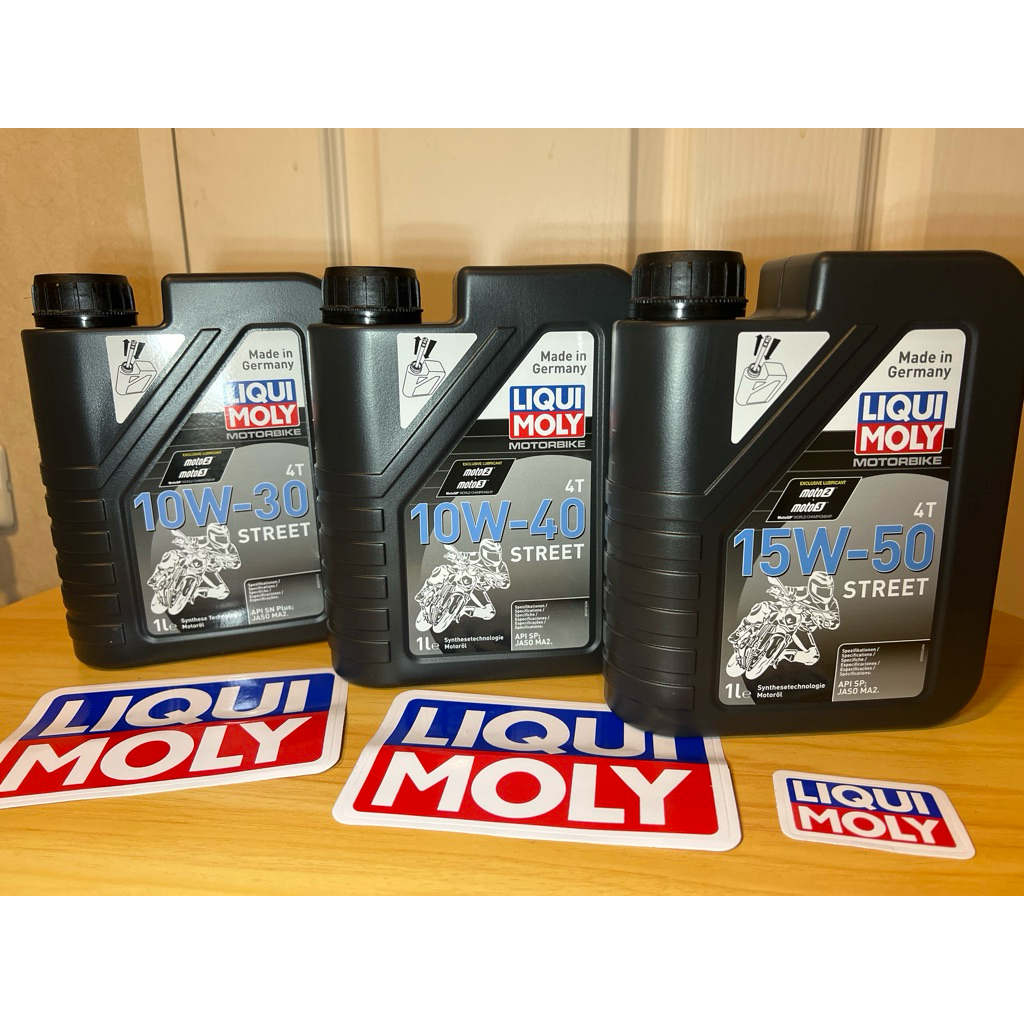 น้ำมันเครื่อง สังเคราะห์ LIQUI MOLY MOTOBIKE 4T STREET 10w-40 10w-30 15w-50 ขนาด 1 ลิตร