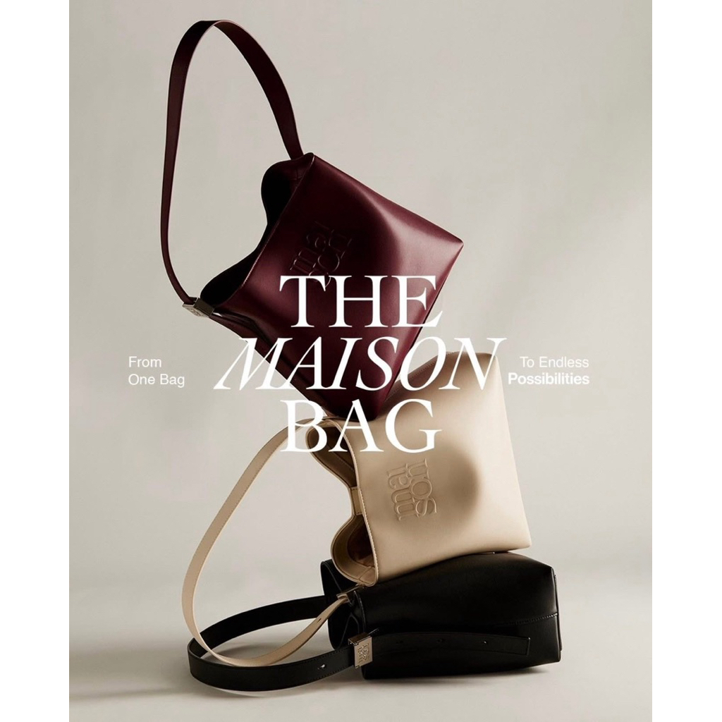 (พร้อมส่ง) The Maison Bag✨ผลิตจาก Vegan Leather💗รอบวางจำหน่าย 24/11💕