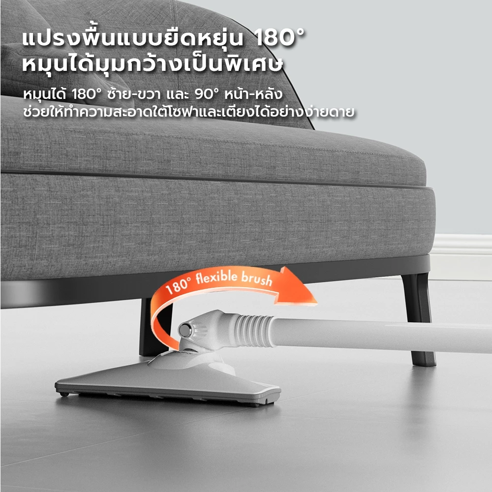Gaabor เครื่องดูดฝุ่นไร้สาย CW-12T01A 2-in-1 Vacuum Cleaner ทรงพลัง แรงดูดสูงถึง 12000Pa หมุนได้ 180 องศา thumbnail 7