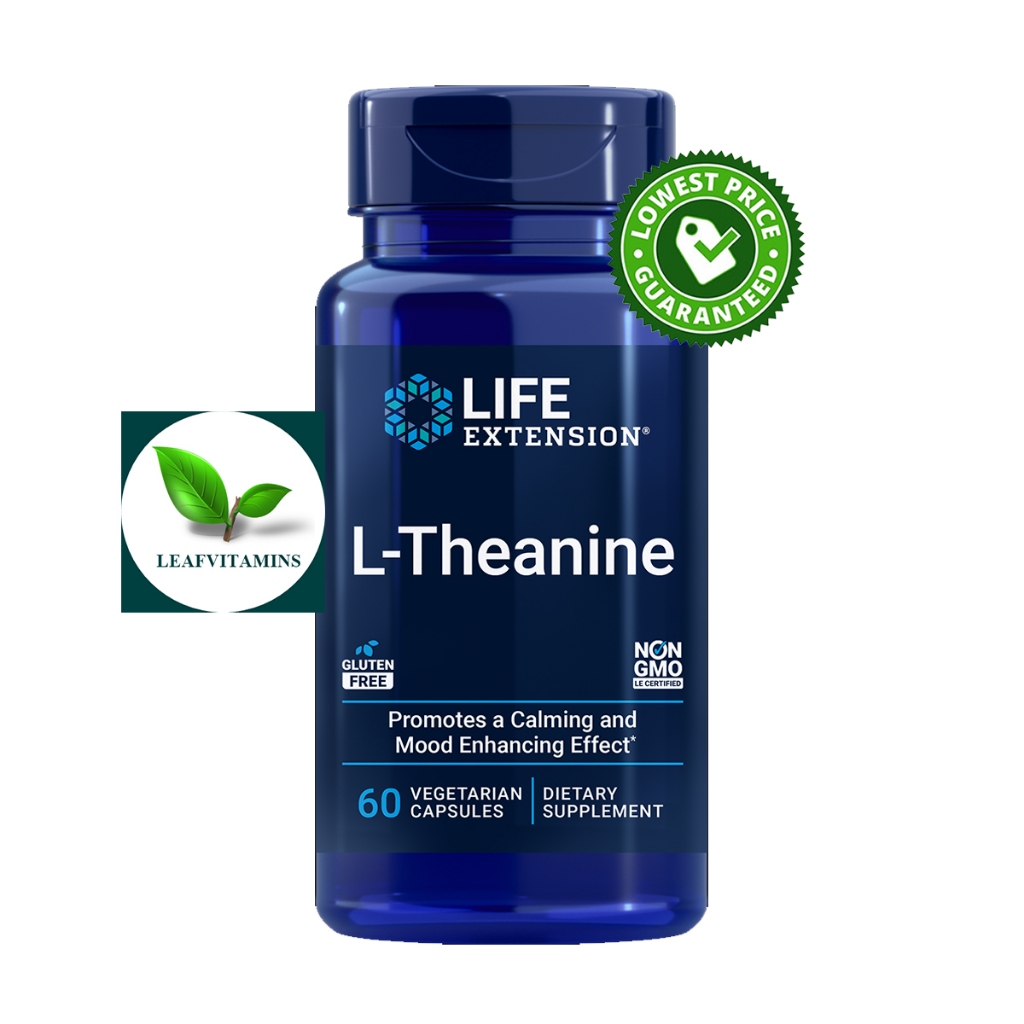 Life Extension L-Theanine 100 mg / 60 Vegetarian Capsules