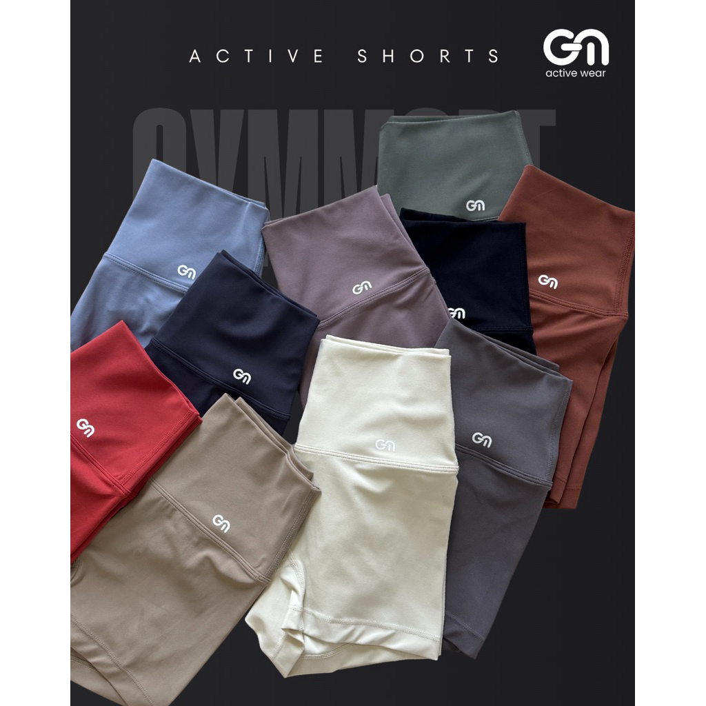 Gymmode -  ขาสั้นใส่ออกกำลังกาย Active shorts กระชับแห้งเร็วเบาสบายเหมาะสำหรับใส่คาร์ดิโอ