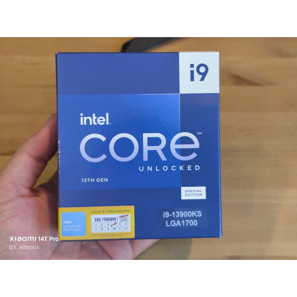 CPU INTEL CORE I9-13900KS 3.2 GHz (LGA 1700) ของใหม่มือ1 ไม่แกะซีล ประกันศูนย์ไทย