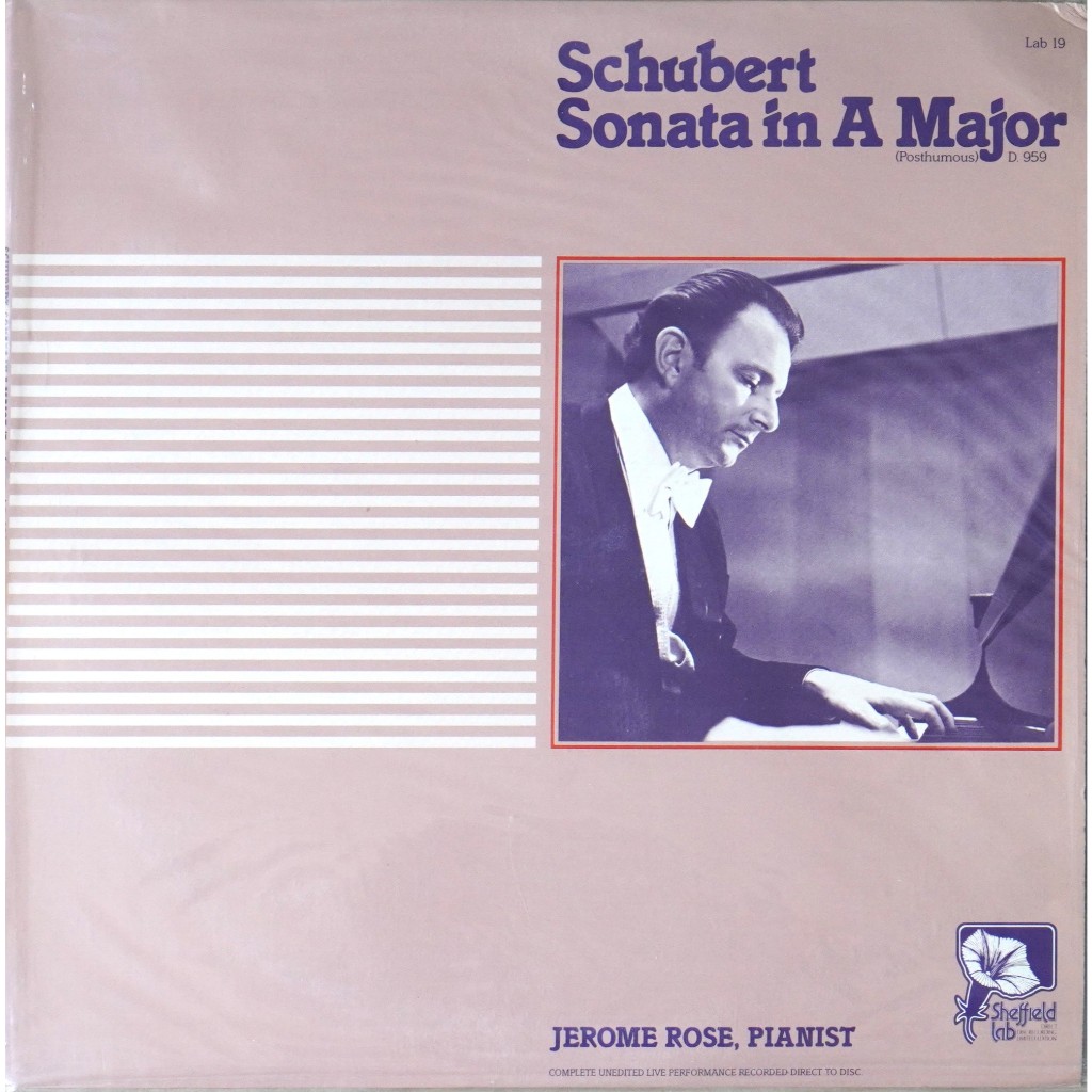 Sheffield Lab 19 - Schubert Sonata In A Major